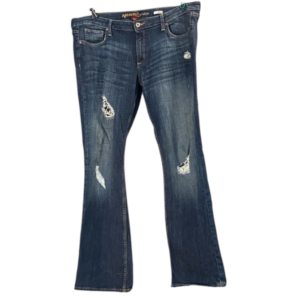 Arizona Jean Company Women's Boot Cut Jeans - Dark Blue